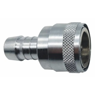 RS PRO Hose Connector Chrome Plated Brass 11 mm ID, 35 Bar Pressure 234-9569