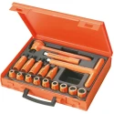 Facom 17-Piece 1/2 in 12 Point Insulated Tool Set VDE 1000V Approved S.401AVSE