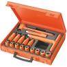 Facom 17-Piece 1/2 in 12 Point Insulated Tool Set VDE 1000V Approved S.401AVSE