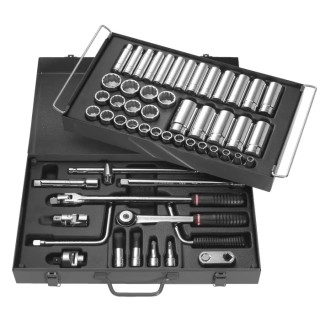 Facom 54-Piece 1/2 in 12 Point Socket Set S.450EP