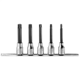 Facom Torx Screwdriver Set 5 Pieces Steel 64mm Overall Length SV.J5