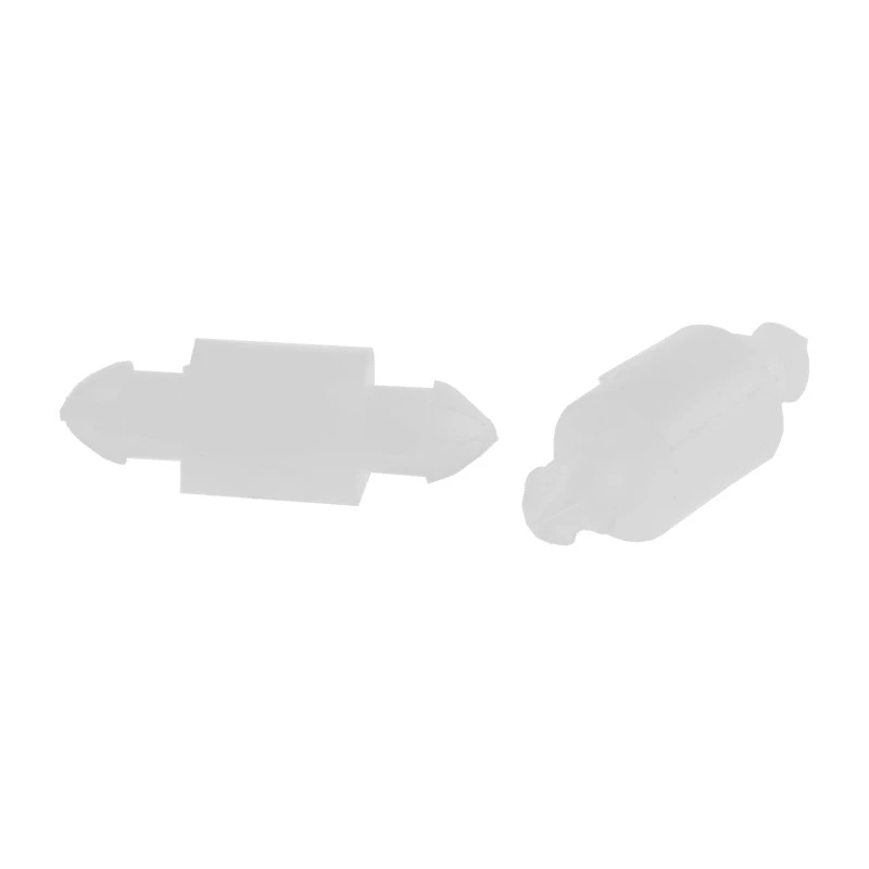 Essentra Nylon PCB Post Dual-Locking, 5 mm Height, 9 mm Overall Height, 2.5 mm PCB Hole Diameter, 4.6 mm MDLSP1-05M-01