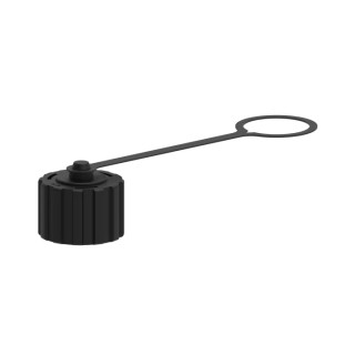 TE Connectivity Circular Connector Dust Cap with Nickel Finish Copper Alloy, Stainless Steel, Silicon, Die Cast Zinc IP67