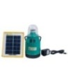 Solar UFO Type 360 Degrees LED Lantern With USB Mobile Charger Inbuilt Lithium Battery & External Solar Panel