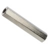 HIROSUGI Brass Hex Standoff M3 Thread Size Female/Female, 25 mm Length, Nickel Finish ASB-325E