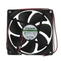 Sunon M Series Square Frame Axial Fan 12V DC, 1.68W Power, 140mA Max, 87.5 m³/h Airflow, 92x92x25 mm MF92251V1-1000U-A99