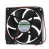 Sunon M Series Square Frame Axial Fan 12V DC, 1.68W Power, 140mA Max, 87.5 m³/h Airflow, 92x92x25 mm MF92251V1-1000U-A99