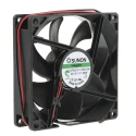Sunon M Series Square Frame Axial Fan 12V DC, 1.68W Power, 140mA Max, 87.5 m³/h Airflow, 92x92x25 mm MF92251V1-1000U-A99