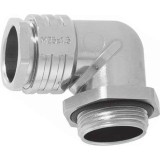 Lapp SKINDICHT Series Angled Cable Gland M12 Thread Size Zinc Die-Cast, IP55, 26.1mm Length 52107800 & 52103000