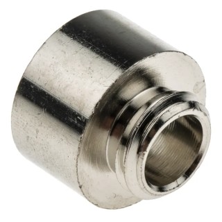 Lapp Cable Gland Adapter M12 Exterior Thread, M16 Interior Thread Nickel Plated Brass SKINDICHT ME Series 52104450
