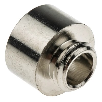 Lapp Cable Gland Adapter M12 Exterior Thread, M16 Interior Thread Nickel Plated Brass SKINDICHT ME Series 52104450