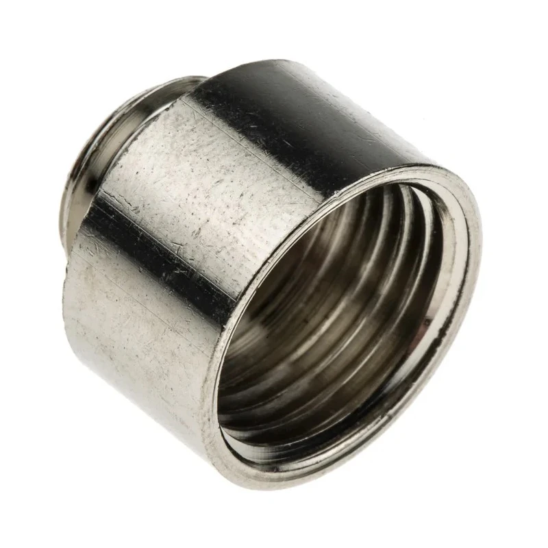 Lapp Cable Gland Adapter M12 Exterior Thread, M16 Interior Thread Nickel Plated Brass SKINDICHT ME Series 52104450