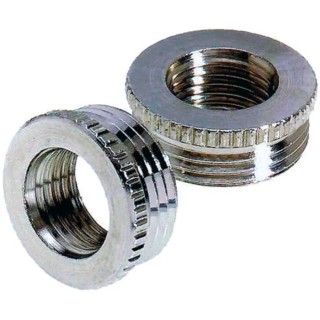 Lapp Cable Gland Reducer with M16 Exterior Thread and M12 Interior Thread, Nickel Plated Brass, SKINDICHT MR Series 52104310