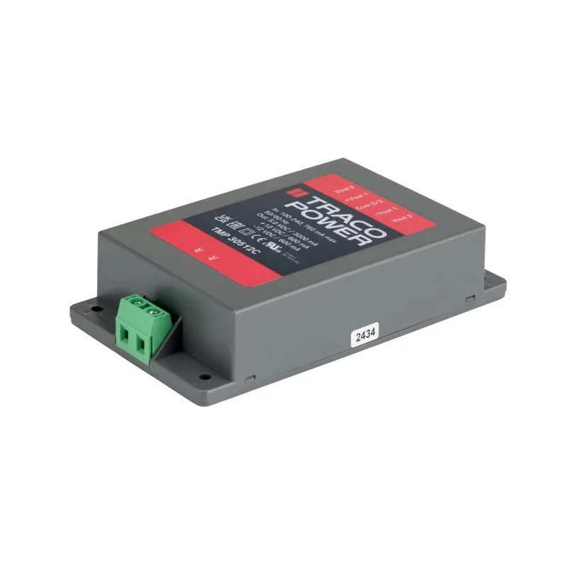 TRACOPOWER Switching Power Supply 3 Output 12V DC 29W Chassis Mount TMP 30512C