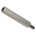 HIROSUGI Stainless Steel Hex Standoff M2 Thread Size, 15 mm Body, 5 mm Stud BSU-2015