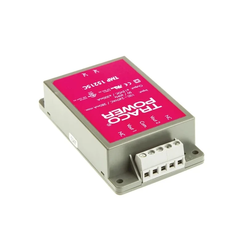 TRACOPOWER Switching Power Supply 2 Output 15V DC 15 W 264V AC TMP 15215C