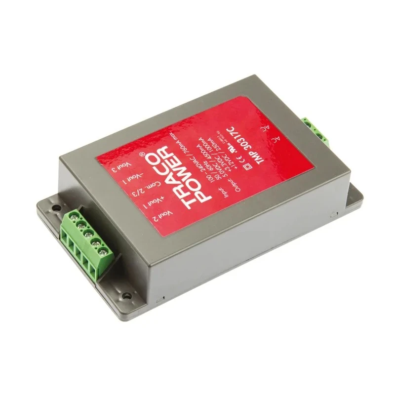 TRACOPOWER Switching Power Supply 3 Output 5V 30W Chassis Mount TMP 30317C