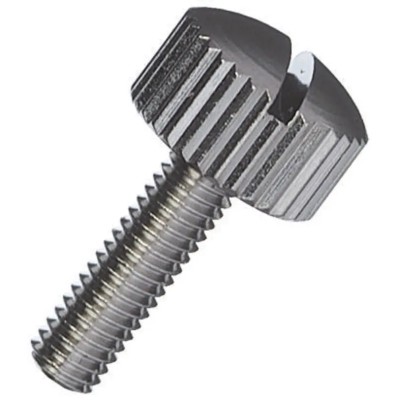 Yahata Neji Brass Metric Thumb Screw Nickel Plated Finish Diameter 3 mm Thread M4 Length 10 mm KSS M4X10