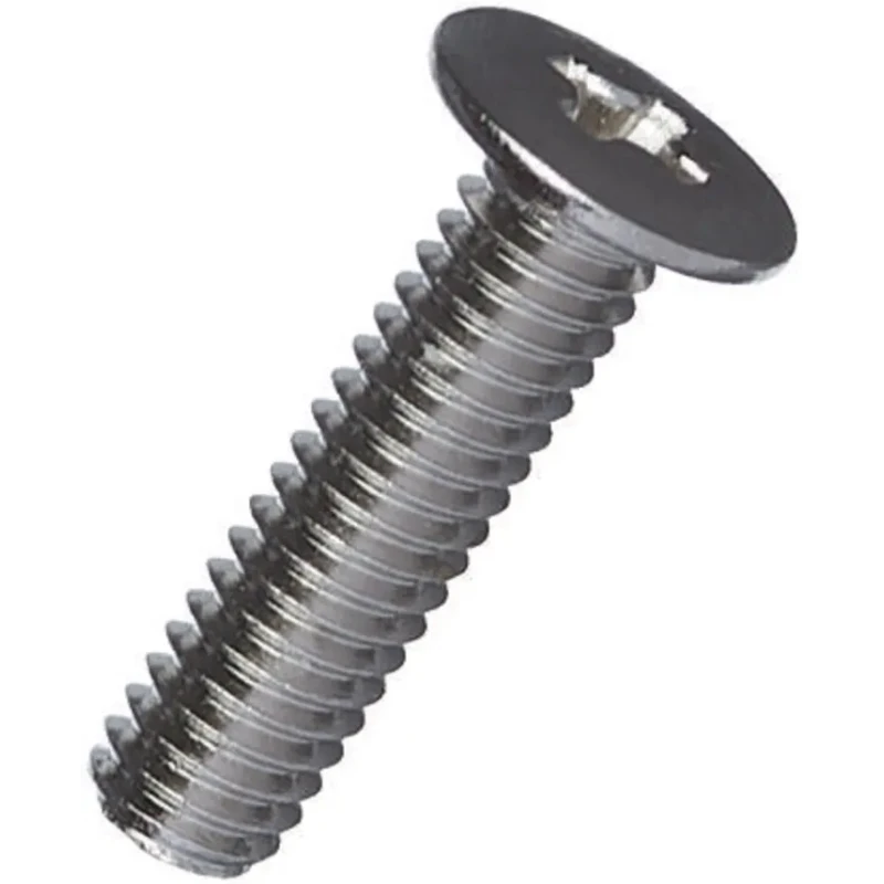 Yahata Neji Cross Truss Iron Machine Screw Nickel Plated 6 mm Length M3 LH M3X6