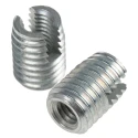 Böllhoff Galvanised Steel Threaded Insert M6 with 10 mm Flange Diameter, 9.4 mm Fixing Hole Diameter, 14 mm 56000000080/01