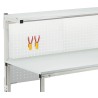 Treston Aluminium Perforated Back Panel Workbench Accessory RL150 1.42m Width 750mm Height RL150