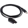 WAGO USB Configuration Connecting Cable Male Plug Black 2.5m Jumpflex Series 750-923