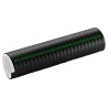 Contitech Polyvinyl Chloride Hose Pipe 63 mm ID, 77 mm OD, 5 m Length, Black, Reinforced, 12 Bar Maximum Operating 261063RS5