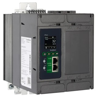Eurotherm 3-Phase DIN Rail Power Controller Relay 32A 500V TFT Display EPACK-3PH/32A/500V/XXX/V2/XXX/XXX/TCP