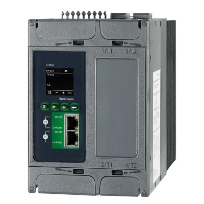 Eurotherm DIN Rail Power Controller Relay 2 Phase 50A 500V EPACK-2PH/50A/500V/XXX/V2/XXX/XXX/TCP