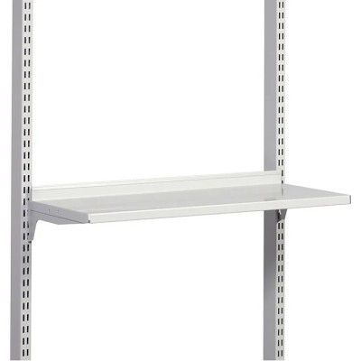 Treston Grey Powder Coated Steel Shelf 89 mm Width, 400 mm Depth, 50 kg Load Capacity 852769-49