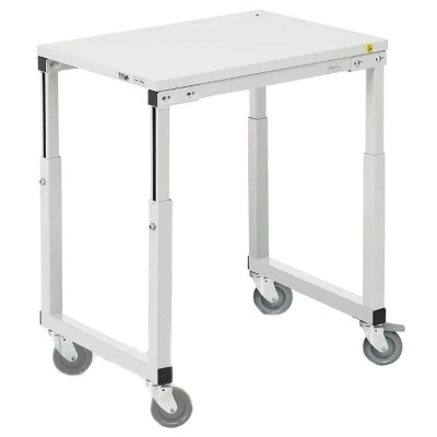 Treston Steel Castor Trolley 500 mm Platform Width 700 mm Load Capacity 150 kg Adjustable Height SAP507 ESD