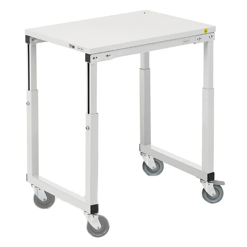 Treston Steel Castor Trolley 500 mm Platform Width 700 mm Load Capacity 150 kg Adjustable Height SAP507 ESD