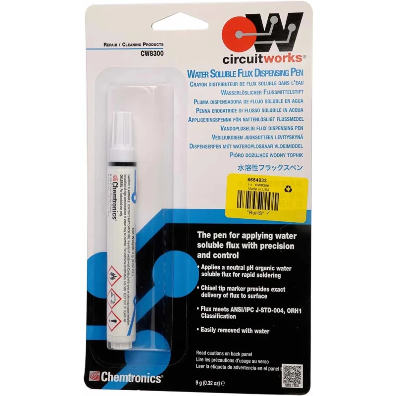 Chemtronics 9 g Water Soluble Solder Flux Pen CW8300