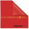 Knipex Electrical Safety Mat Red Rubber Solid Insulating Mat 1 kV 1m x 1m x 1mm 98 67 10