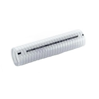 Contitech Vacupress Cristal Polyvinyl Chloride Polyester Hose Pipe 32 mm ID 42.5 mm OD Clear 10m 260032RS10