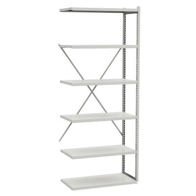 Treston Grey Steel Extension Bay 2m Height x 1m Width x 500mm Depth, 149.69 kg Load Capacity C32549001P
