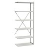 Treston Grey Steel Extension Bay 2m Height x 1m Width x 500mm Depth, 149.69 kg Load Capacity C32549001P