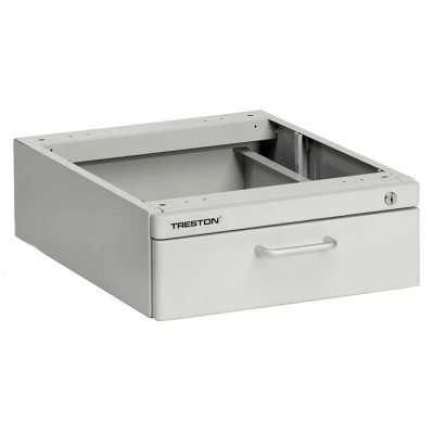 Treston Steel Drawer Unit 1 with Composite Board Drawer, 135 mm x 370 mm x 460 mm, Grey LMC01