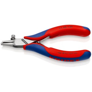 Knipex Multi-Core and Single Core Dual Component Plastic Stripping Pliers 0.1 to 0.8 mm, 140mm Overall 11 92 140 RS