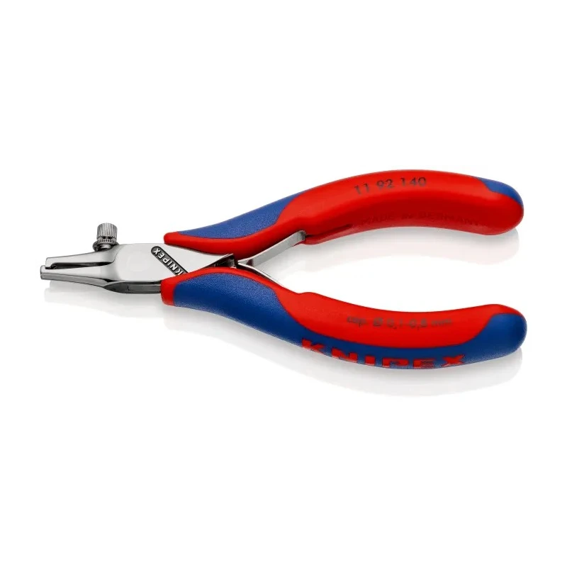 Knipex Multi-Core and Single Core Dual Component Plastic Stripping Pliers 0.1 to 0.8 mm, 140mm Overall 11 92 140 RS