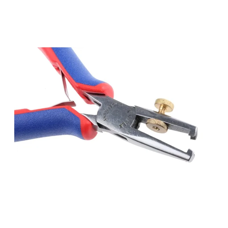 Knipex Multi-Core and Single Core Dual Component Plastic Stripping Pliers 0.1 to 0.8 mm, 140mm Overall 11 92 140 RS