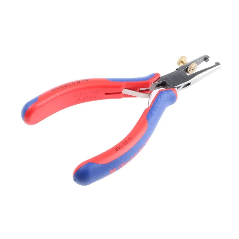 Knipex Multi-Core and Single Core Dual Component Plastic Stripping Pliers 0.1 to 0.8 mm, 140mm Overall 11 92 140 RS