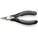 Knipex Long Nose Plier Two-Colour Dual Component Handle Chrome Steel Mirror Polished 115mm Overall Length 35 32 115 ESDRS