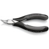 Knipex Chrome Steel Two-Colour Dual Component Handle ESD Safe Long Nose Plier 115mm Overall, 22.5mm Jaw 45° 35 42 115 ESDRS