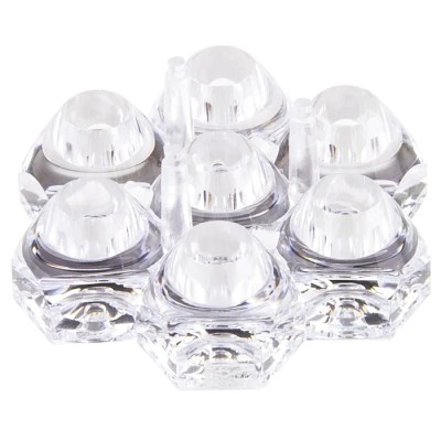 Polymer Optics Modular LED Optics Series 7-Way LED Lens 50 ° Collimator Beam 125