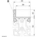 Bosch Rexroth Profile Rail 3 m Length x 45mm Width x 70 mm Height 3 842 993 512/3000