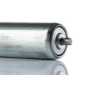Bosch Rexroth Galvanised Steel Round Conveyor Roller 40 mm Dia x 225 mm Length, 500 N Dynamic Load Capacity 3 842 525 737