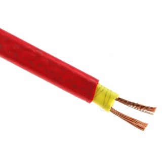 RS PRO Constant Wattage Parallel Circuit Trace Heating Cable 240V AC, 15W/m, Silicone Rubber Sheath, 50m Length 665-7419