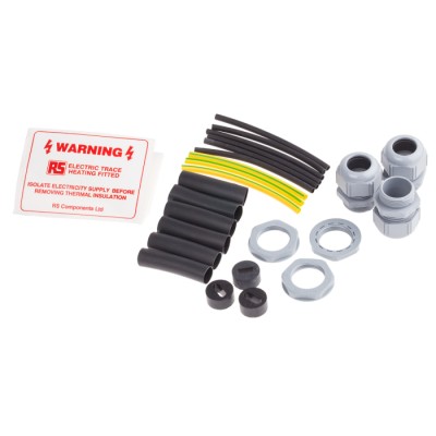 RS PRO Heating Joint Trace Heating Termination Kit x 950 mm x 50 mm, Silicone, Min Operating Temperature -35°C 665-7497