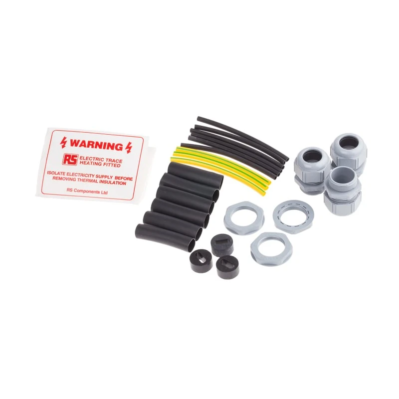RS PRO Heating Joint Trace Heating Termination Kit x 950 mm x 50 mm, Silicone, Min Operating Temperature -35°C 665-7497